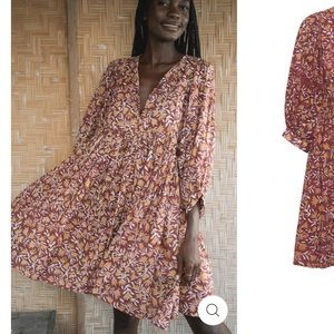 nwot kyra mini dress in sumac